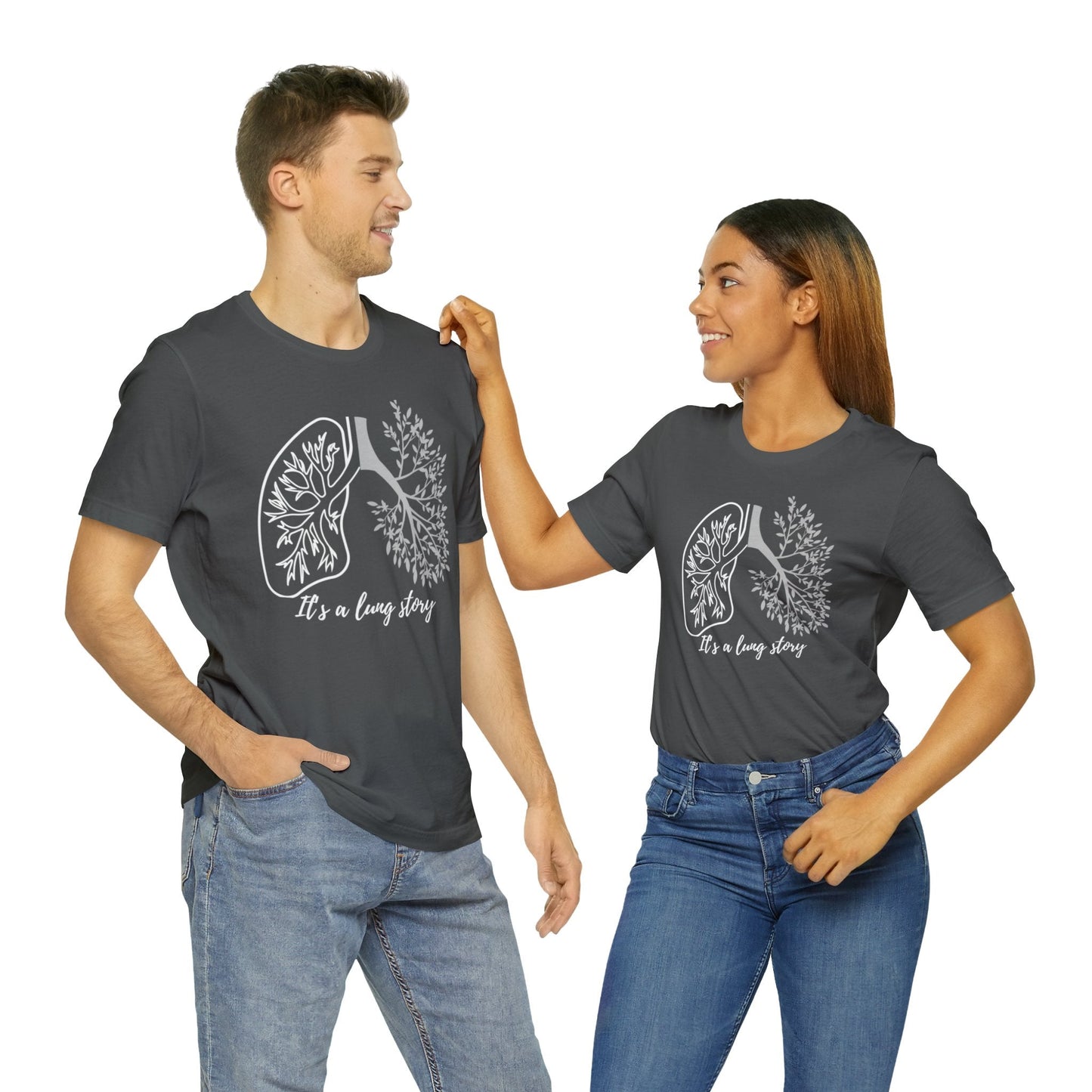 Lung Cancer T-shirt (White) - House of VV