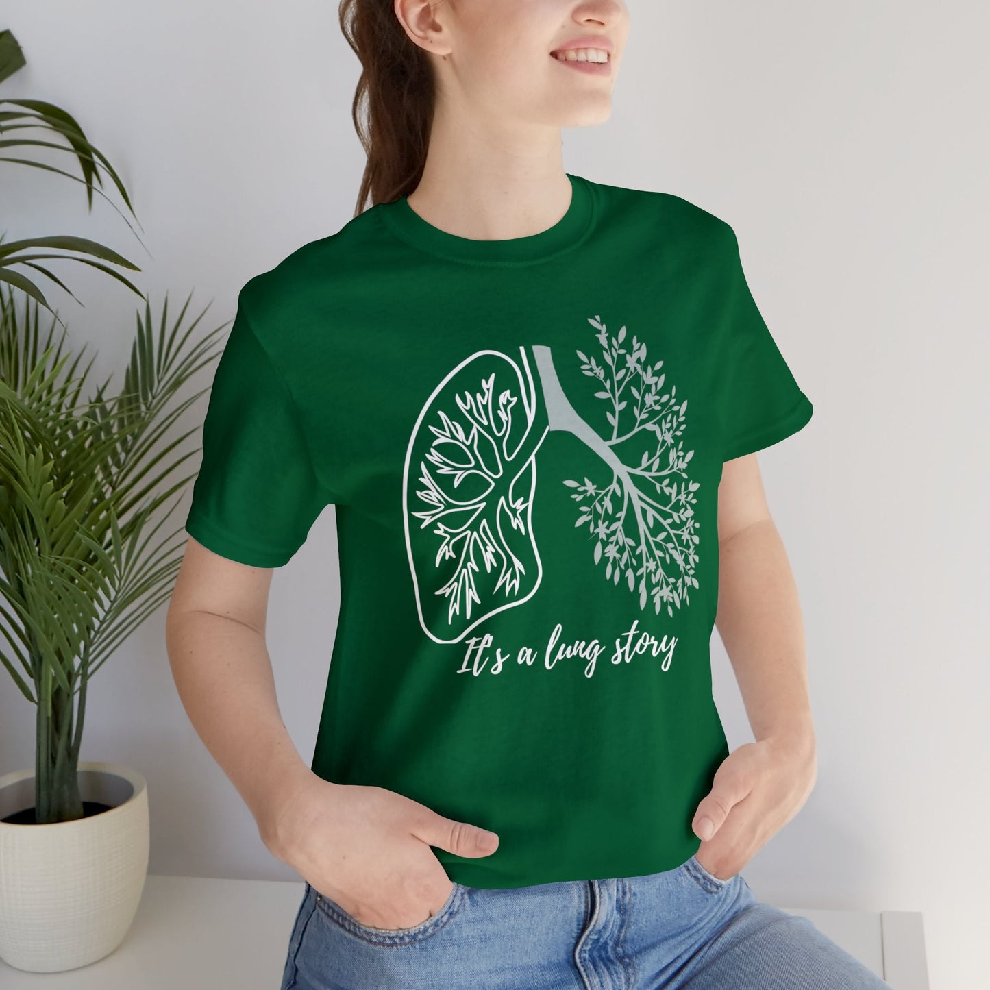 Lung Cancer T-shirt (White) - House of VV