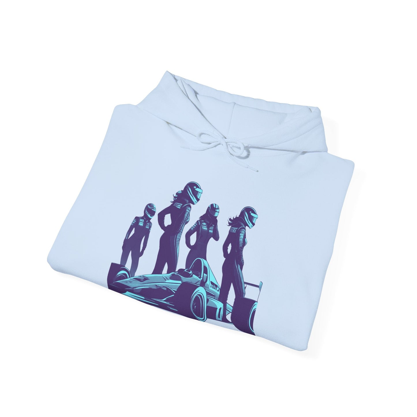 Racing Hoodie | Revved Up | Formula (Blue/Purple) - House of VV