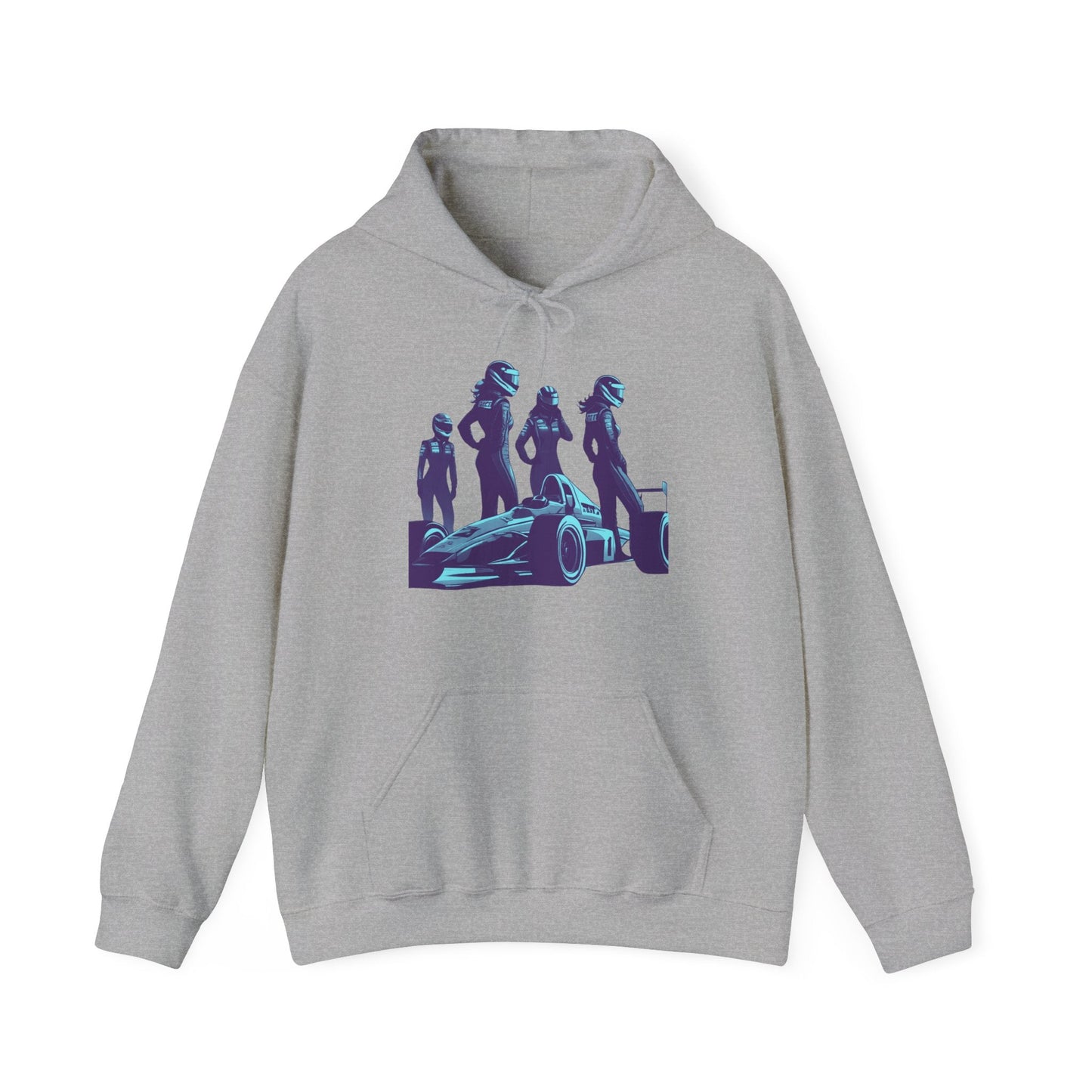 Racing Hoodie | Revved Up | Formula (Blue/Purple) - House of VV