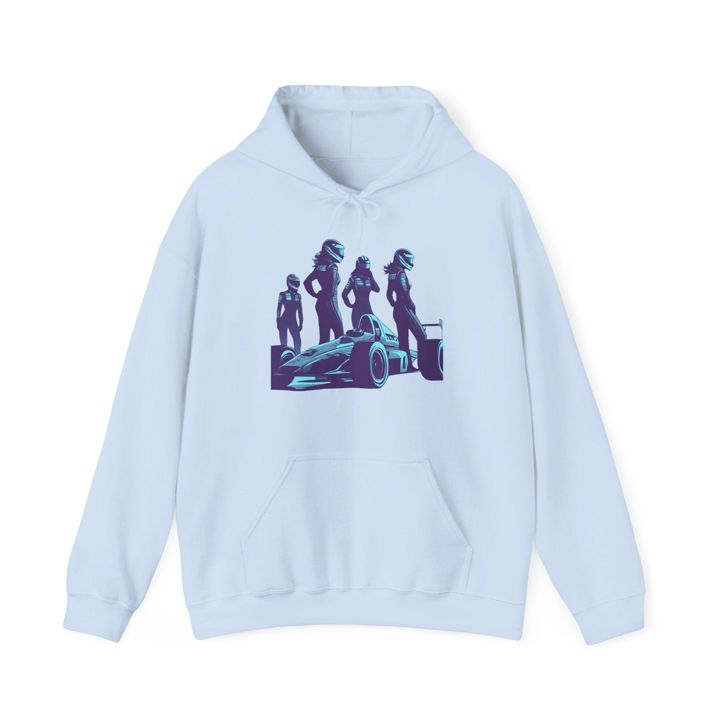 Racing Hoodie | Revved Up | Formula (Blue/Purple) - House of VV