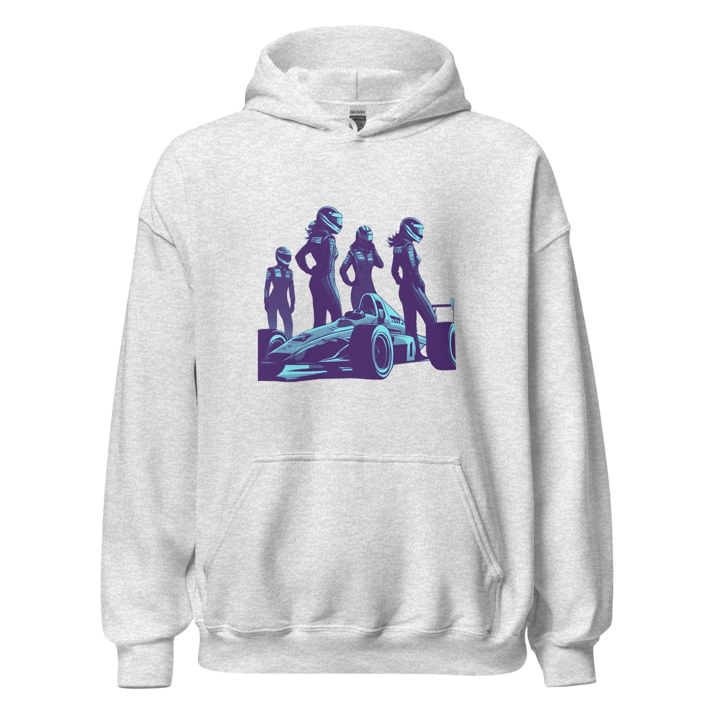 Racing Hoodie | Revved Up | Formula (Blue/Purple) - House of VV