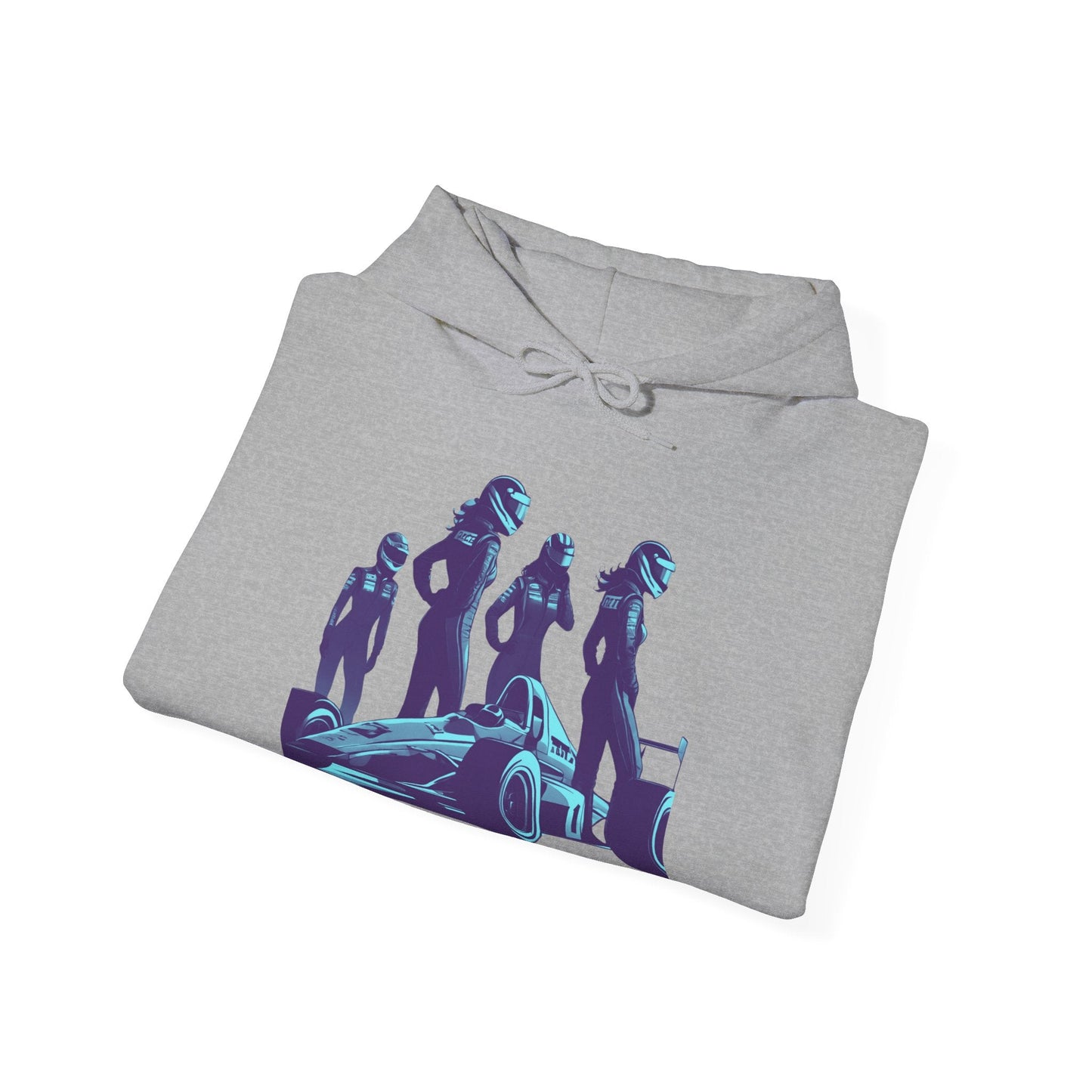 Racing Hoodie | Revved Up | Formula (Blue/Purple) - House of VV
