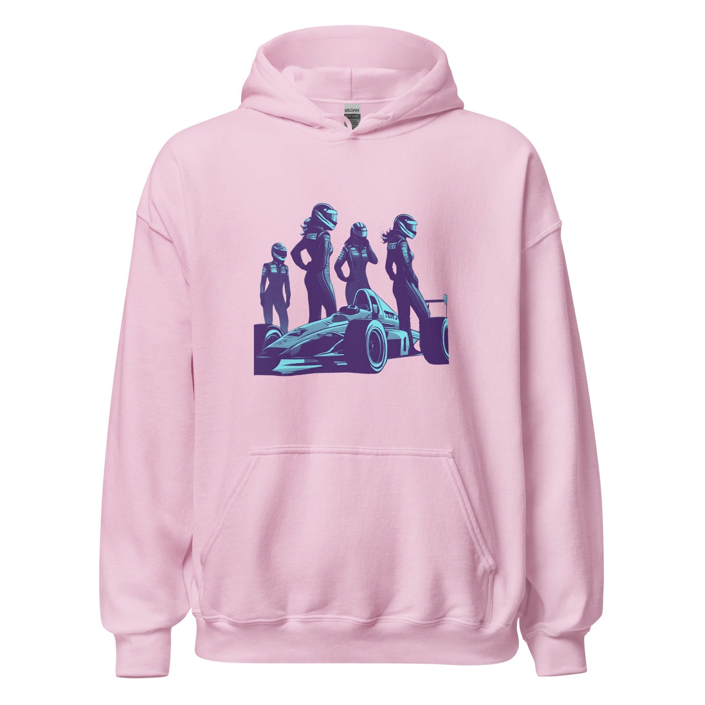 Racing Hoodie | Revved Up | Formula (Blue/Purple) - House of VV