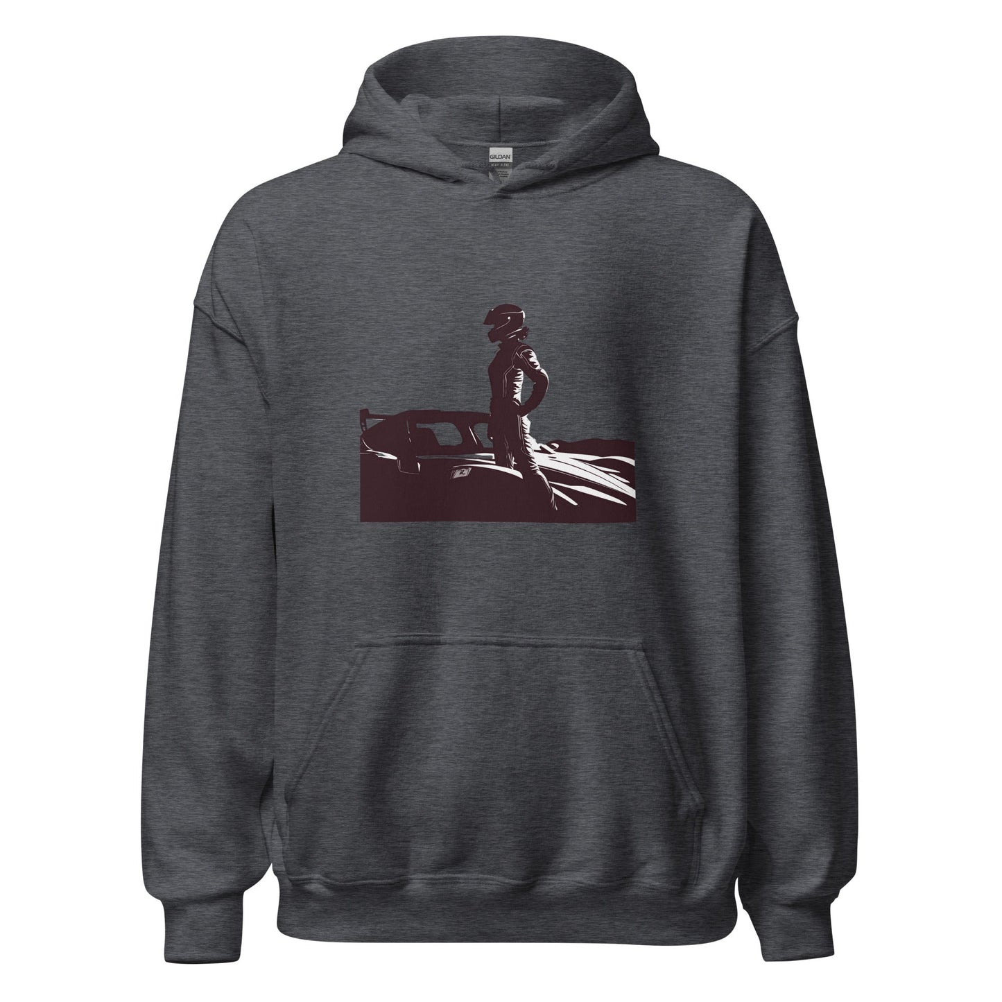 Racing Hoodie | Revved Up | Supercar (Black/White) - House of VV