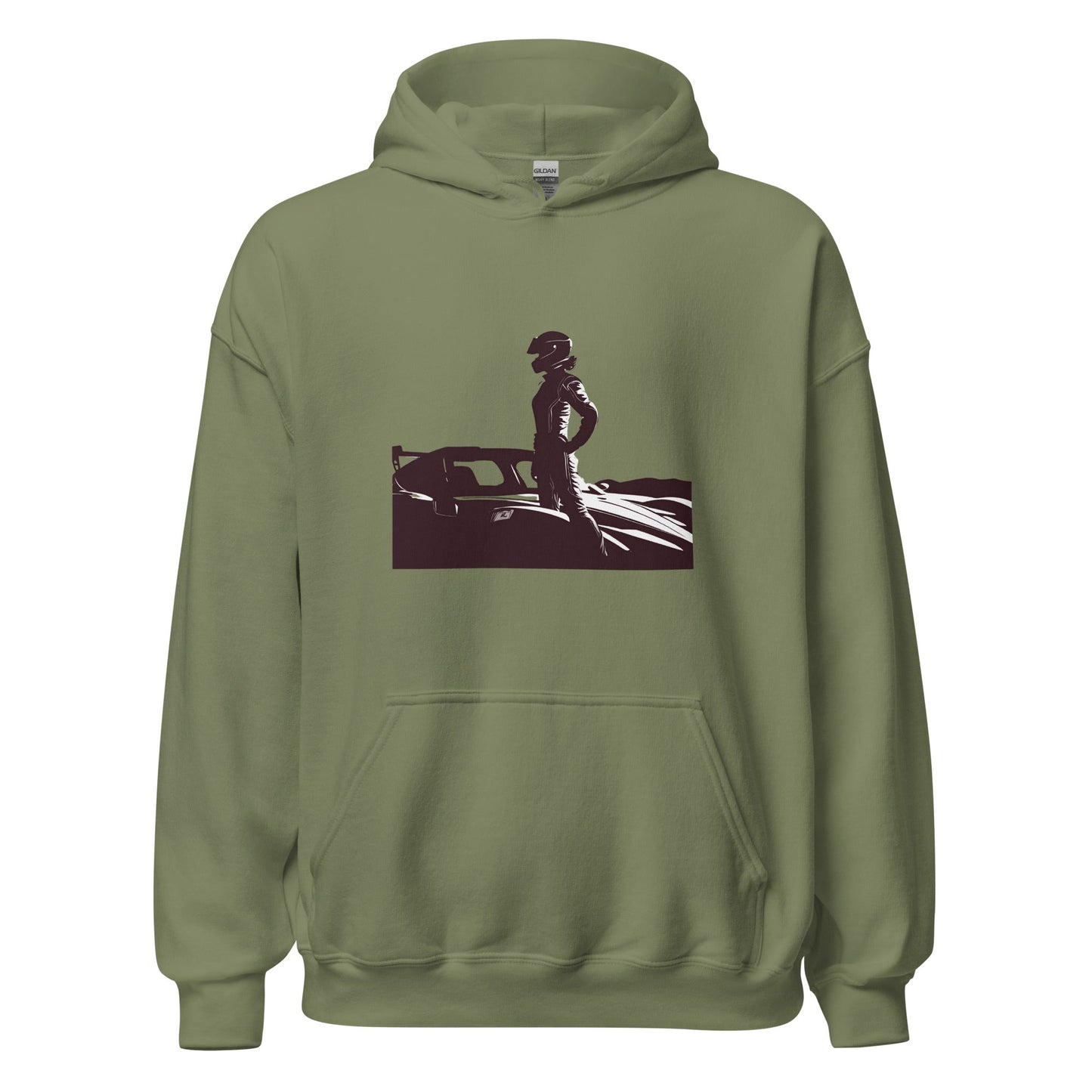 Racing Hoodie | Revved Up | Supercar (Black/White) - House of VV