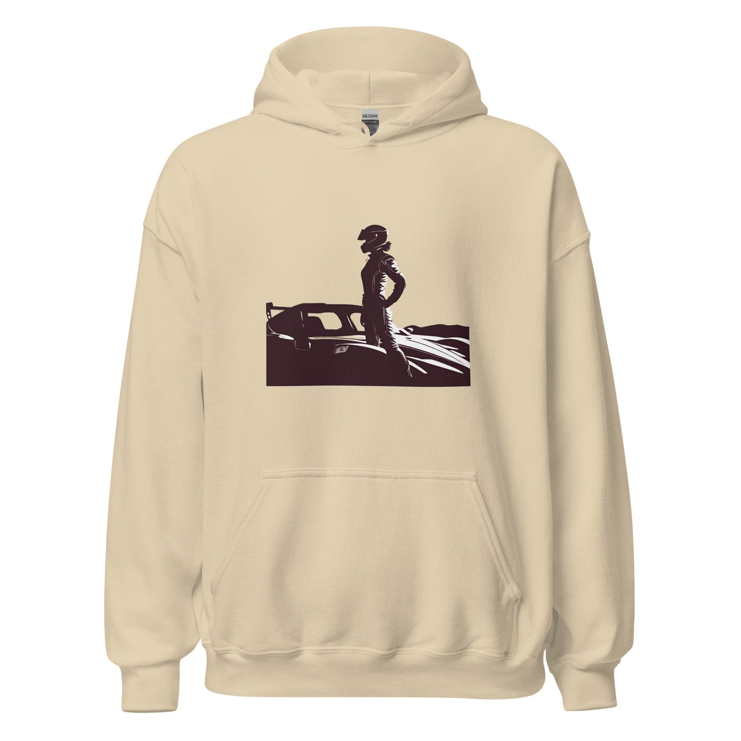 Racing Hoodie | Revved Up | Supercar (Black/White) - House of VV