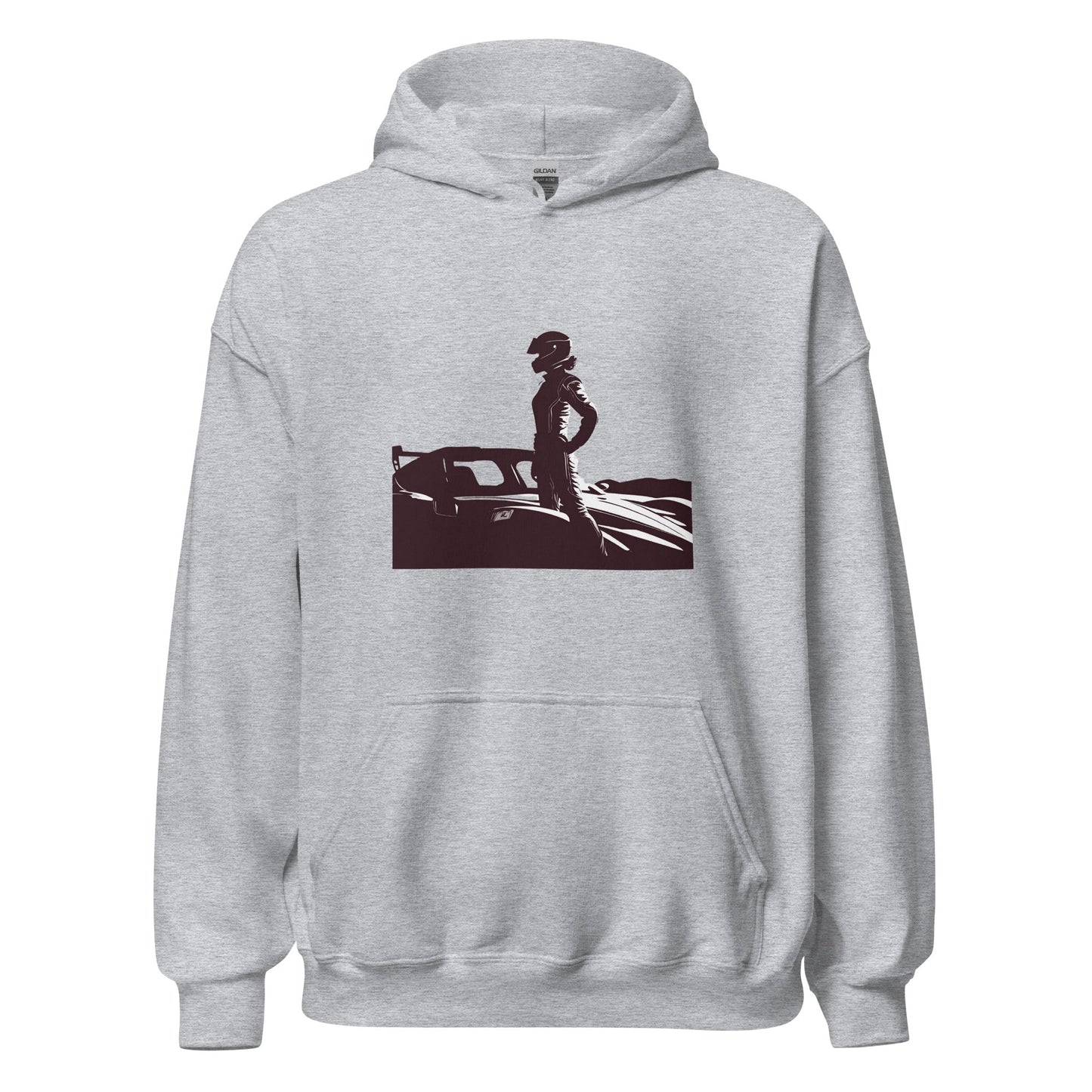 Racing Hoodie | Revved Up | Supercar (Black/White) - House of VV