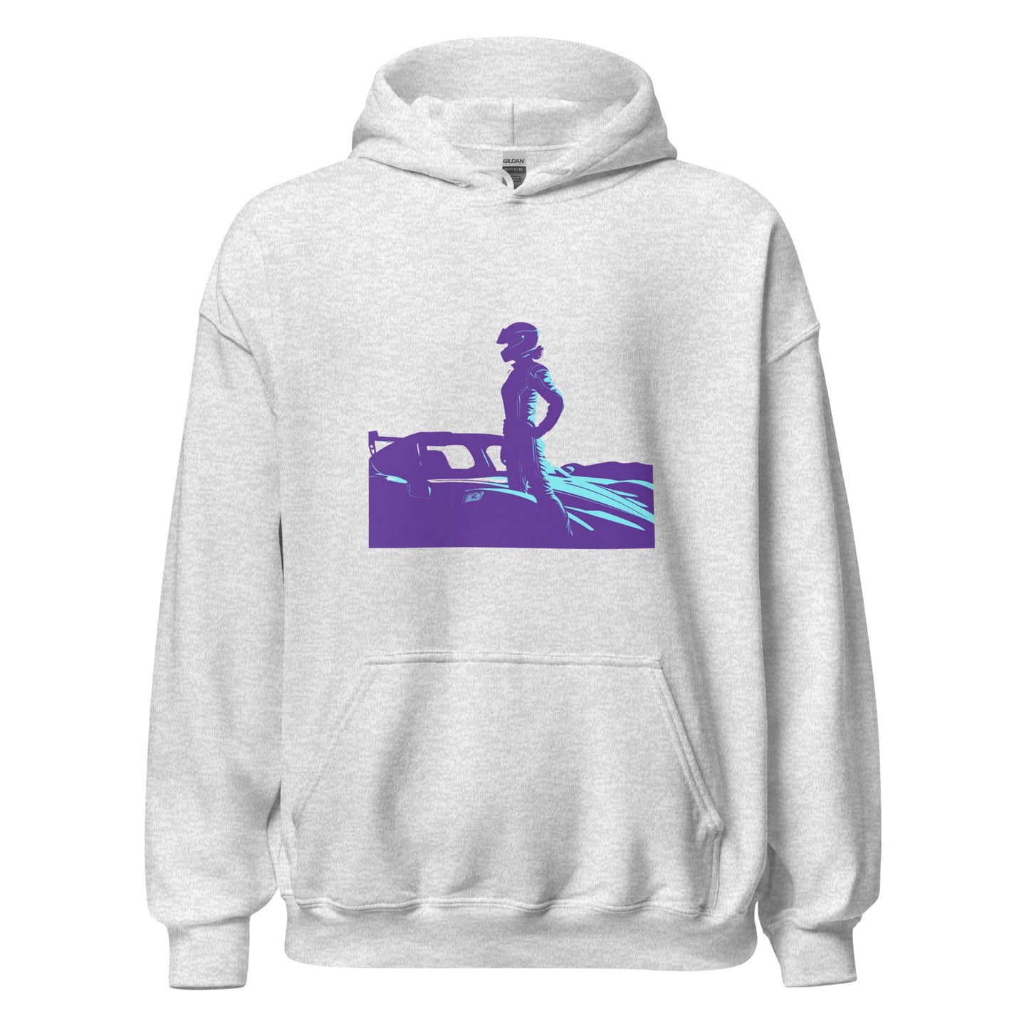 Racing Hoodie | Revved Up | Supercar (Blue/Purple) - House of VV