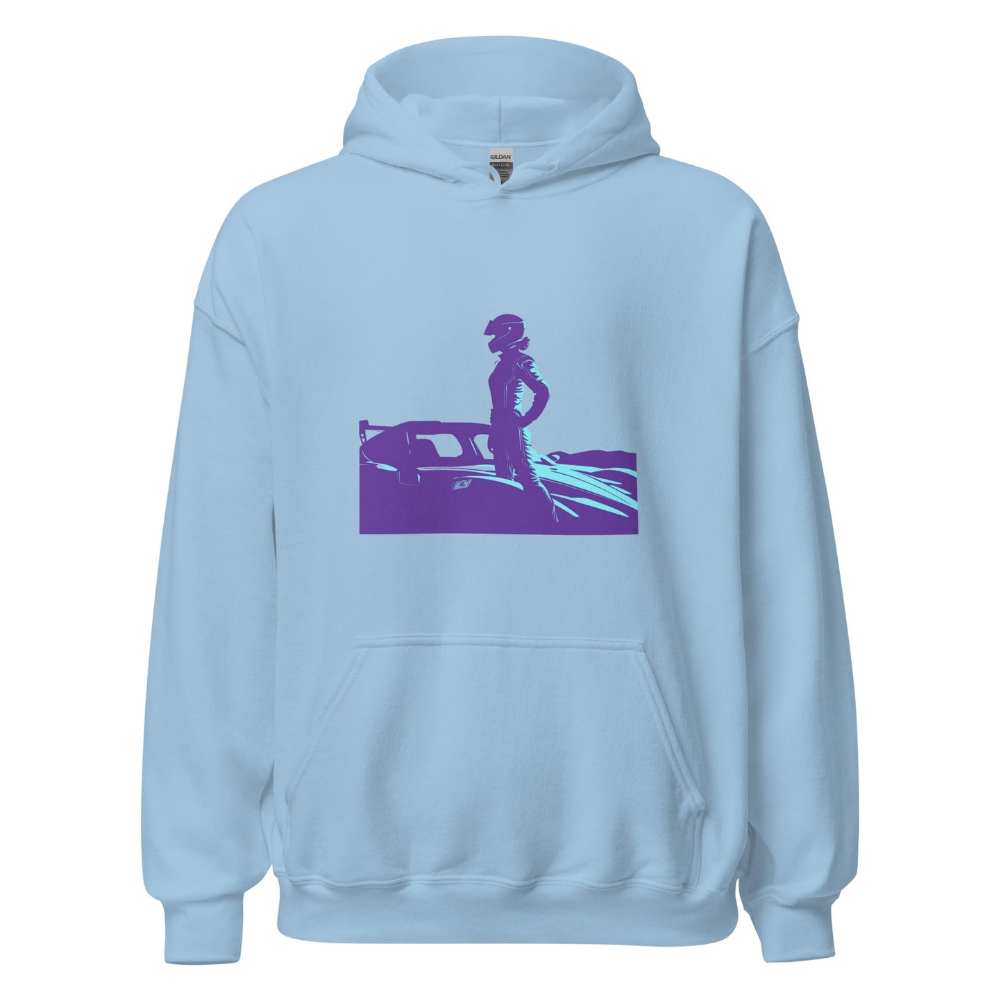 Racing Hoodie | Revved Up | Supercar (Blue/Purple) - House of VV