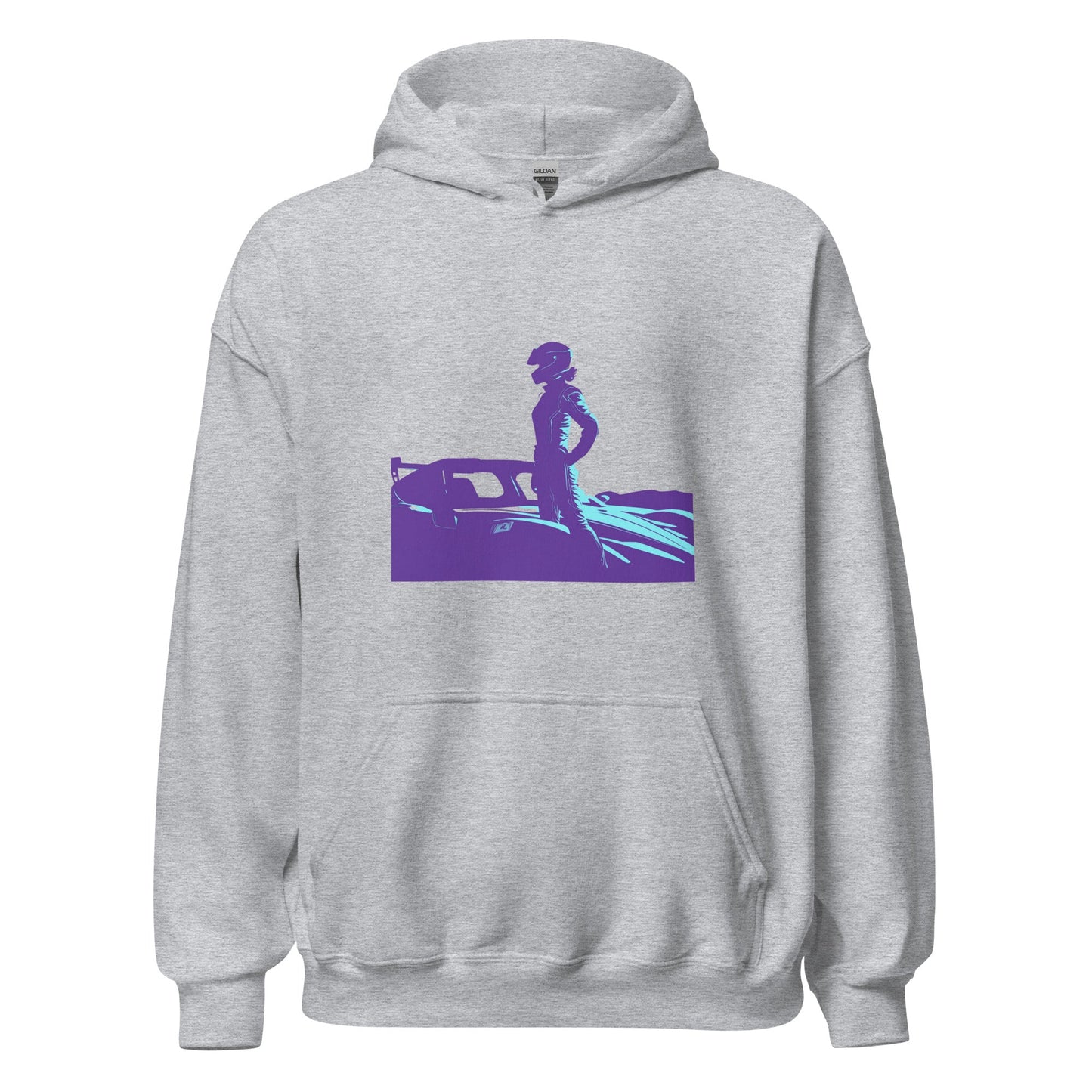 Racing Hoodie | Revved Up | Supercar (Blue/Purple) - House of VV