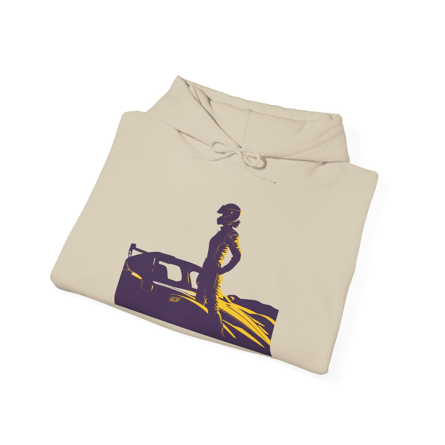 Racing Hoodie | Revved Up | Supercar (Purple/Yellow) - House of VV