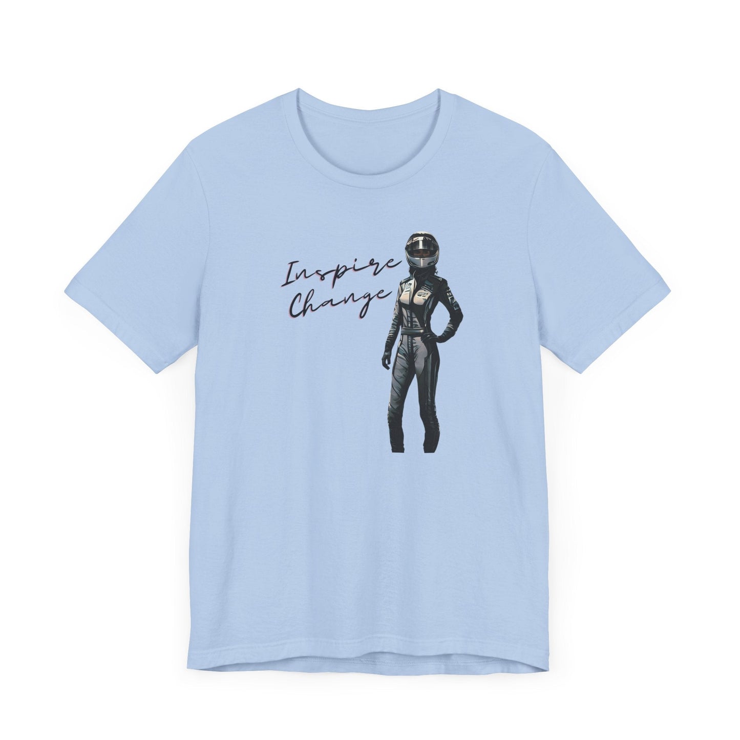 Women's Racing Car T-shirt | Revved Up | Inspire Change (Black/White) - House of VV