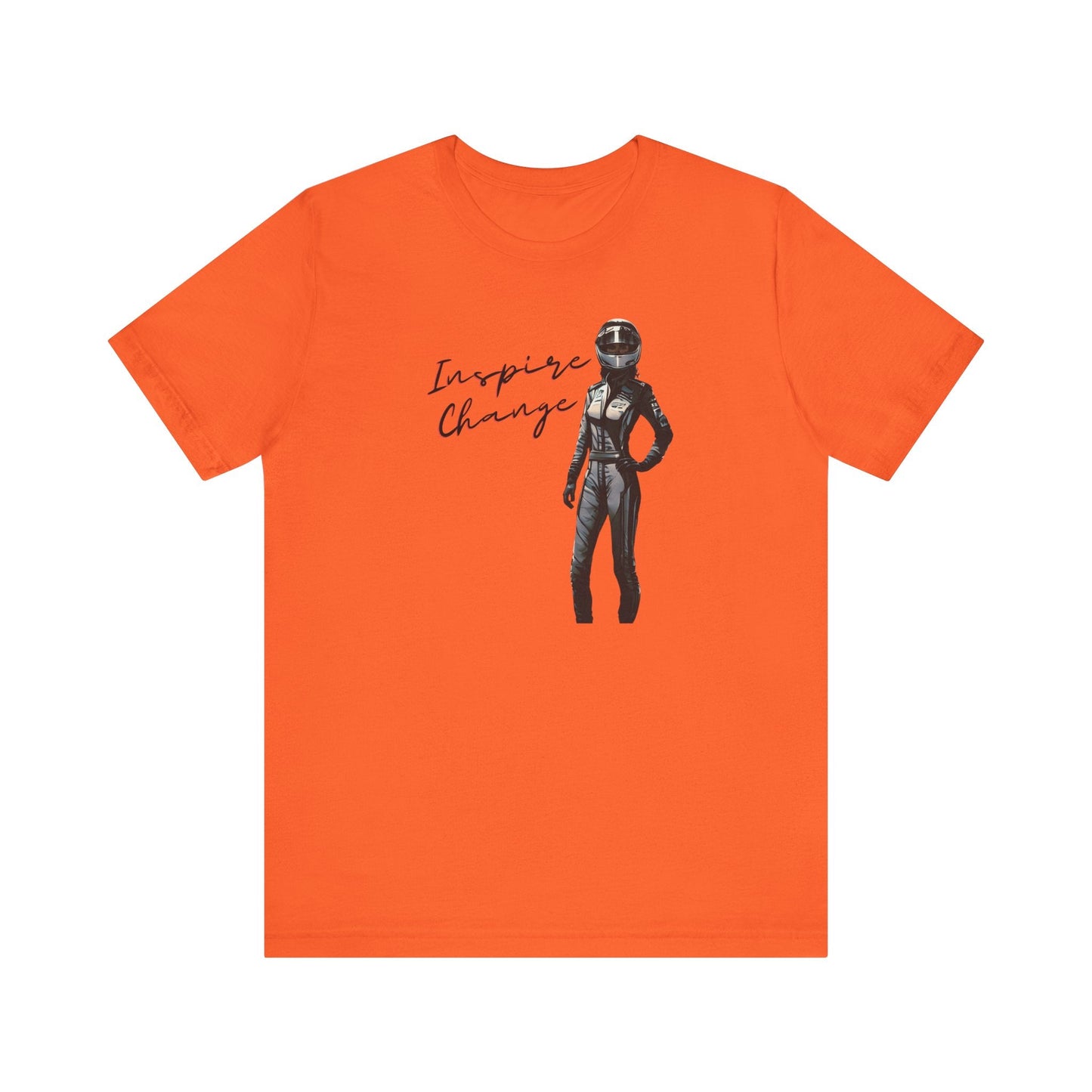 Women's Racing Car T-shirt | Revved Up | Inspire Change (Black/White) - House of VV