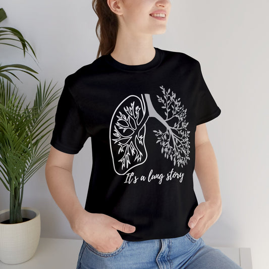 Lung Cancer T-shirt (White) - House of VV