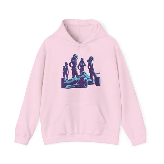 Racing Hoodie | Revved Up | Formula (Blue/Purple) - House of VV