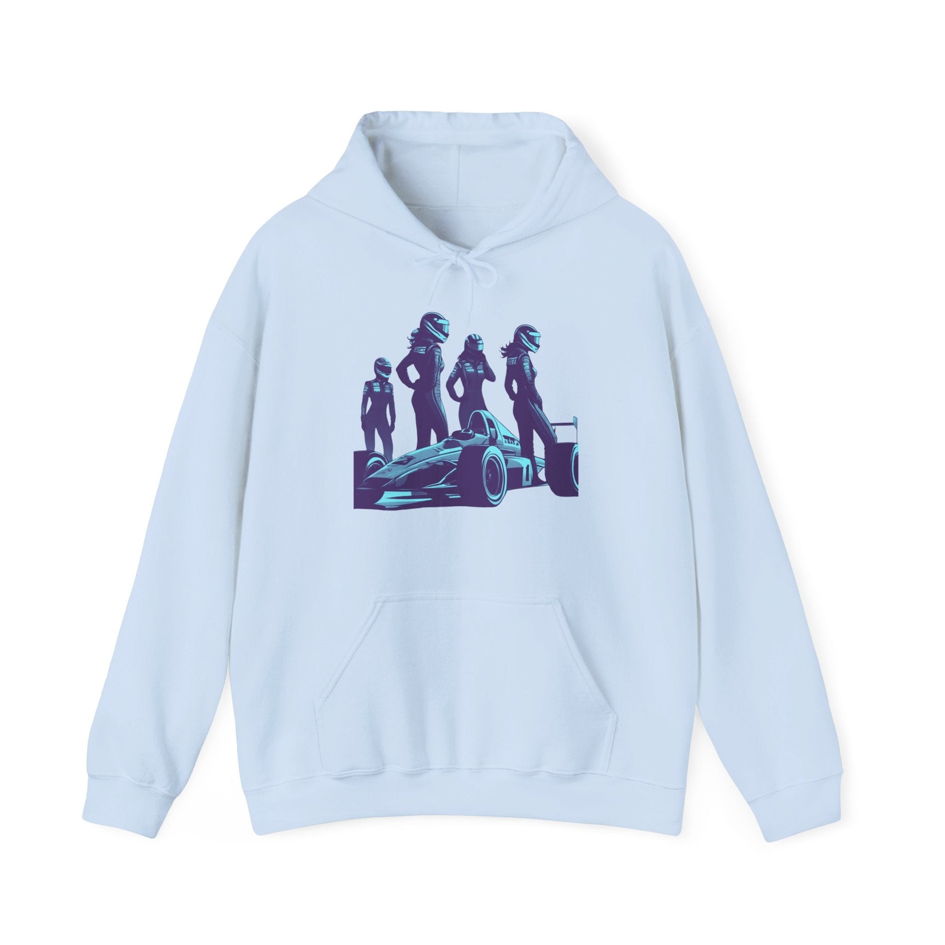 Racing Hoodie | Revved Up | Formula (Blue/Purple) - House of VV