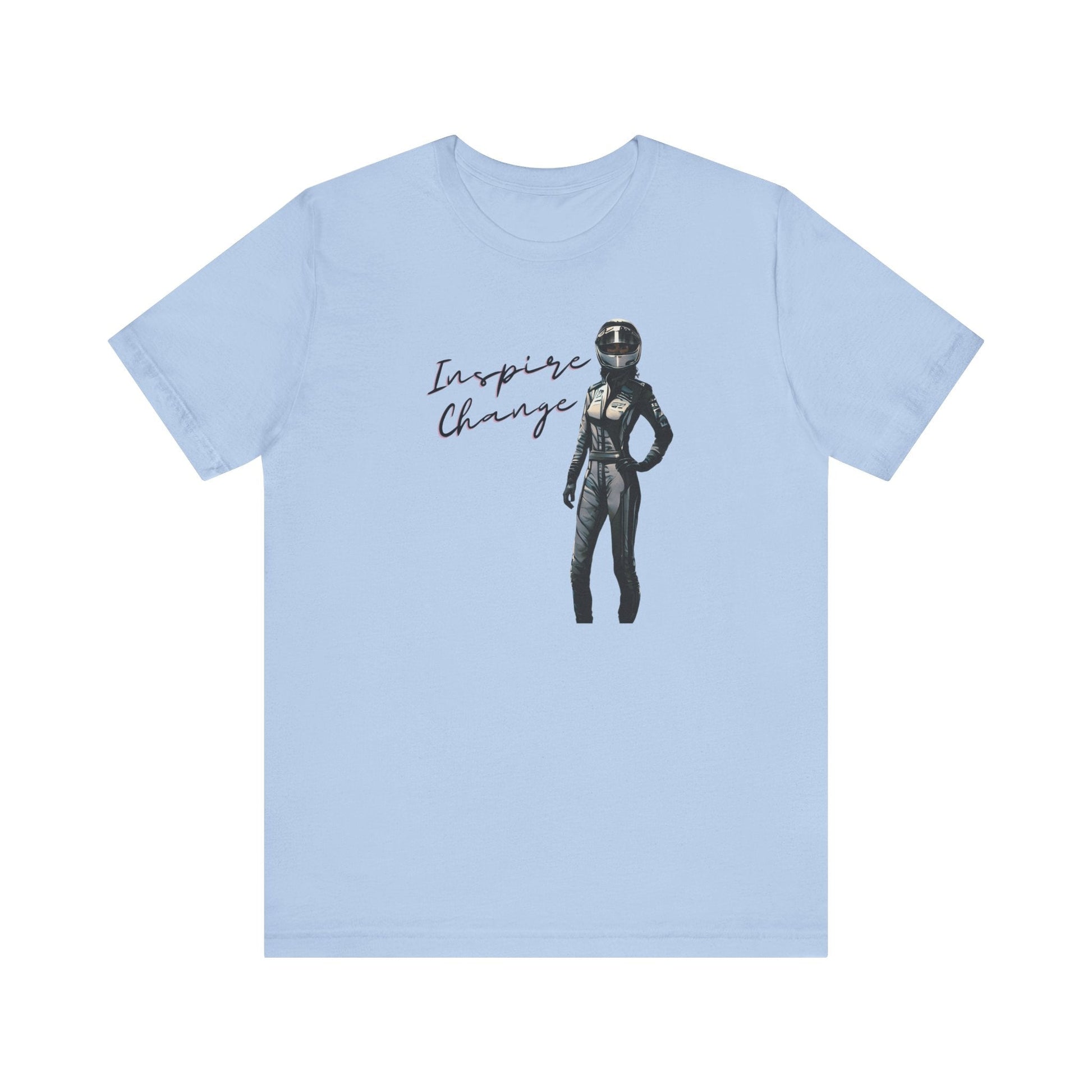 Women's Racing Car T-shirt | Revved Up | Inspire Change (Black/White) - House of VV